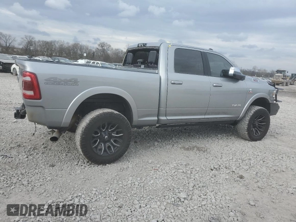 2021 Ram 2500 Laramie with VIN 3C6UR5FL7MG671289, listed as a Copart auction lot 44060965 with 90,716 mi miles and Salvage Title. Bid and sale history available at carsss.com. Image 3.