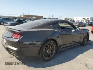 2024 Ford Mustang EcoBoost with VIN 1FA6P8TH6R5130831, listed as a Copart auction lot 75102194 with 884 mi miles and Salvage Title. Bid and sale history available at DreamBid. Image 3.