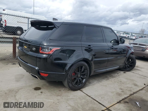 2018 Land Rover Range Rover Sport HSE Dynamic with VIN SALWV2SV7JA800525, listed as a Copart auction lot 45328045 with 48,497 mi miles and Salvage Title. Bid and sale history available at carsss.com. Image 3.