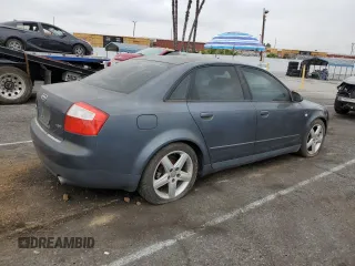2003 Audi A4 1.8T with VIN WAUJC68E63A100999, listed as a Copart auction lot 71874764 with 105,769 mi miles and Clean Title. Bid and sale history available at carsss.com. Image 3.