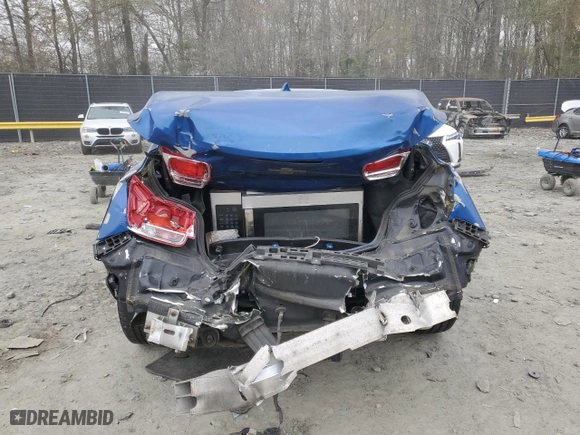 2015 Chevrolet Malibu LS with VIN 1G11B5SL9FF183500, listed as a Copart auction lot 52832665 with 162,511 mi miles and Salvage Title. Bid and sale history available at carsss.com. Image 6.