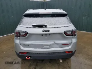 2025 Jeep Compass Trailhawk с VIN 3C4NJDDN4ST508770, выставлен на аукционе Copart как лот 41858495 с пробегом 10 591 миль миль и Чистый • Clean title. История ставок и продаж доступна на DreamBid. Изображение 6.