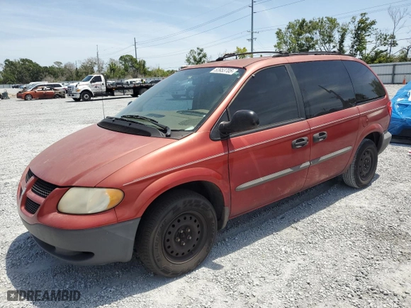 2002 Dodge Caravan SE with VIN 1B4GP253X2B696248, listed as a Copart auction lot 53953705 with 192,851 mi miles and Clean Title. Bid and sale history available at carsss.com. Image 1.