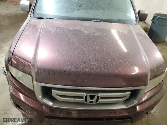 2011 Honda Ridgeline RTL with VIN 5FPYK1F58BB002497, listed as a Copart auction lot 47047345 with 110,800 mi miles and Salvage Title. Bid and sale history available at carsss.com. Image 11.
