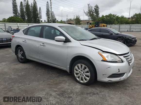 2014 Nissan Sentra SV z VIN 3N1AB7AP3EY335496, wystawiony jako Copart lot #59862315 z przebiegiem 78 507 mil mil oraz Czysty tytuł • Clean title. Historia ofert i sprzedaży dostępna na DreamBid. Obrazek 4.