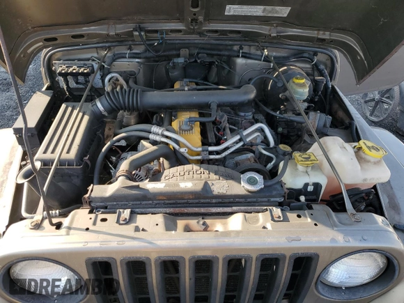 2003 Jeep Wrangler Sahara with VIN 1J4FA59S83P318057, listed as a Copart auction lot 58781495 with 102,571 mi miles and Clean title. Bid and sale history available at DreamBid. Image 11.