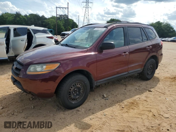 2009 Hyundai Santa Fe GLS z VIN 5NMSG13DX9H319329, wystawiony jako Copart lot #55607005 z przebiegiem 181 026 mil mil oraz Czysty tytuł • Clean title. Historia ofert i sprzedaży dostępna na DreamBid. Obrazek 1.