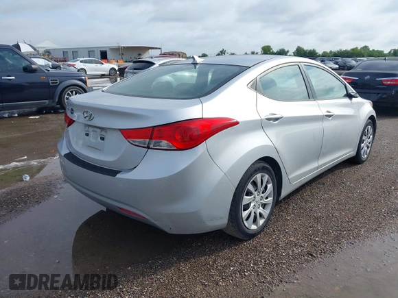 2013 Hyundai Elantra GLS with VIN 5NPDH4AE3DH204540, listed as a IAAI auction lot 42696931 with 202,011 mi miles and . Bid and sale history available at DreamBid. Image 4.