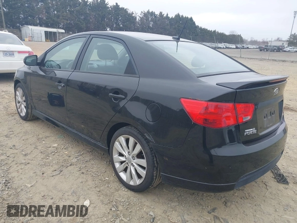 2013 Kia Forte SX with VIN KNAFW4A37D5701178, listed as a IAAI auction lot 41796171 with 187,086 mi miles. Bid and sale history available at carsss.com. Image 3.