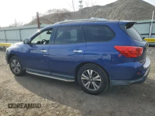 2017 Nissan Pathfinder SL with VIN 5N1DR2MM0HC618585, listed as a Copart auction lot 54053335 with 110,303 mi miles and Salvage Title. Bid and sale history available at DreamBid. Image 2.
