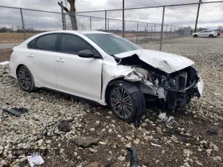 2023 Kia Forte GT with VIN 3KPF44AC4PE592342, listed as a Copart auction lot 47806575 with 35,035 mi miles and Salvage Title. Bid and sale history available at carsss.com. Image 4.