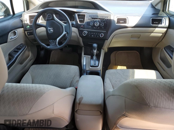 2015 Honda Civic Sedan LX with VIN 19XFB2F54FE214704, listed as a Copart auction lot 52505895 with 110,497 mi miles and Salvage Title. Bid and sale history available at carsss.com. Image 8.