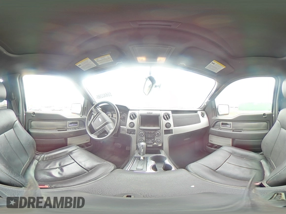 2014 Ford F-150 XL with VIN 1FTFW1EF4EKG43877, listed as a Copart auction lot 55682295 with 166,229 mi miles and Salvage title. Bid and sale history available at DreamBid. Image 14.