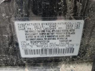 2015 Nissan Sentra SV with VIN 3N1AB7AP4FY331104, listed as a Copart auction lot 52337765 with 145,243 mi miles and Salvage Title. Bid and sale history available at carsss.com. Image 12.