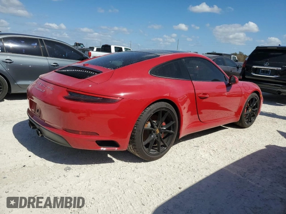 2019 Porsche 911 Carrera S with VIN WP0AB2A94KS114811, listed as a Copart auction lot 74474424 with Not Provided miles and Non Repairable. Bid and sale history available at DreamBid. Image 3.