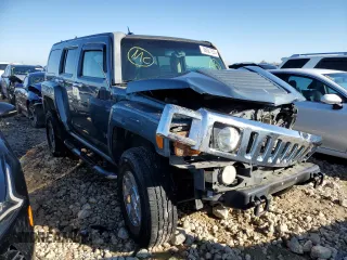 2006 Hummer H3 with VIN 5GTDN136168175028, listed as a Copart auction lot 86621534 with 201,128 mi miles and Salvage Title. Bid and sale history available at DreamBid. Image 4.