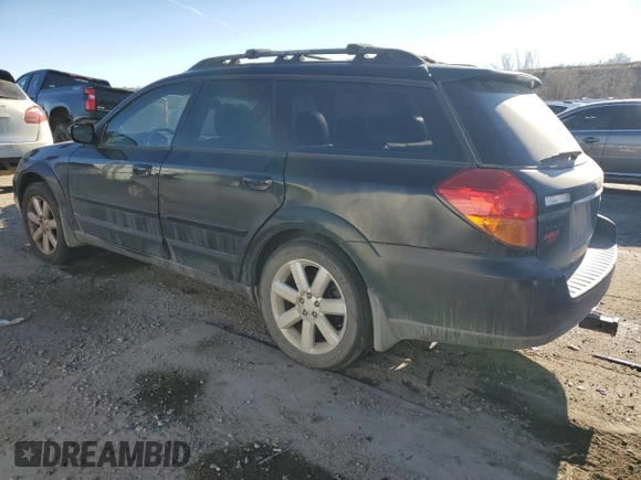 2006 Subaru Legacy Outback Limited with VIN 4S4BP62C667334088, listed as a Copart auction lot 46993635 with 170,308 mi miles and Salvage title. Bid and sale history available at DreamBid. Image 2.