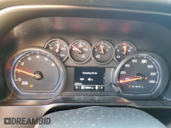 2019 Chevrolet Silverado 1500 Custom with VIN 3GCUYBEF7KG276631, listed as a Copart auction lot 87765925 with 99,924 mi miles and Clean Title. Bid and sale history available at DreamBid. Image 9.