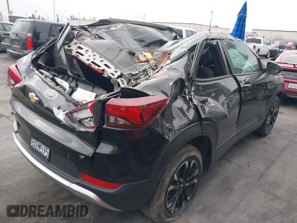 2022 Chevrolet TrailBlazer LT with VIN KL79MPS26NB010883, listed as a IAAI auction lot 41812015 with 61,508 mi miles and . Bid and sale history available at DreamBid. Image 4.
