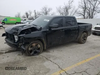 2024 Ram 1500 Tradesman z VIN 1C6SRFGT8RN142637, wystawiony jako Copart lot #44655985 z przebiegiem 9 005 mil mil oraz Szkoda całkowita • Salvage title. Historia ofert i sprzedaży dostępna na DreamBid. Obrazek 1.