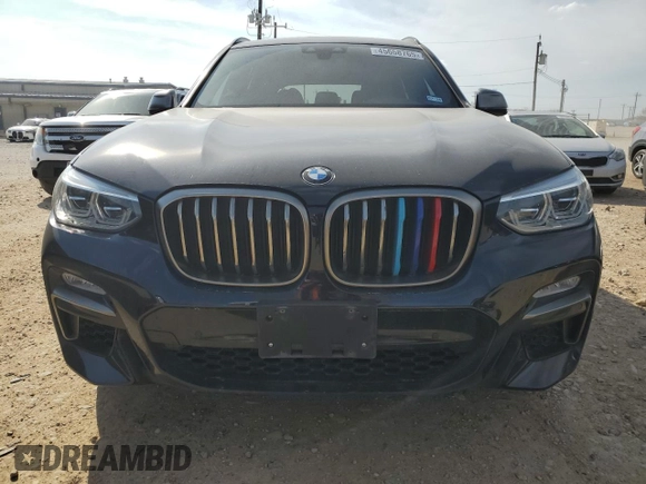 2019 BMW X3 M40i with VIN 5UXTS3C54K0Z05732, listed as a Copart auction lot 45658765 with 103,357 mi miles and Salvage Title. Bid and sale history available at DreamBid. Image 5.
