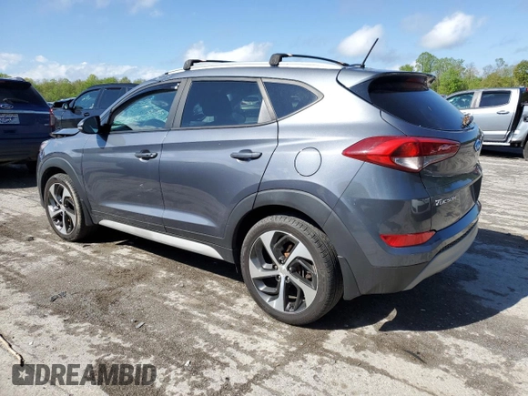 2017 Hyundai Tucson Limited z VIN KM8J3CA25HU391188, wystawiony jako Copart lot #55727215 z przebiegiem 56 616 mil mil oraz Szkoda całkowita • Salvage title. Historia ofert i sprzedaży dostępna na DreamBid. Obrazek 2.