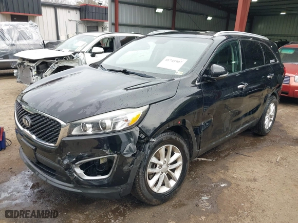 2016 Kia Sorento LX with VIN 5XYPG4A38GG021693, listed as a IAAI auction lot 41745907 with 120,523 mi miles. Bid and sale history available at carsss.com. Image 17.