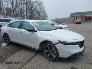 2025 Honda Accord Sport with VIN 1HGCY2F59SA027717, listed as a IAAI auction lot 41892873 with 556 mi miles and . Bid and sale history available at DreamBid. Image 1.