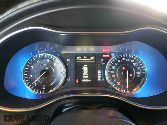 2016 Chrysler 200 LX with VIN 1C3CCCFBXGN186629, listed as a Copart auction lot 47370105 with 119,205 mi miles and Salvage Title. Bid and sale history available at carsss.com. Image 9.