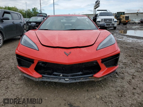 2023 Chevrolet Corvette 2LT with VIN 1G1YB3D4XP5122883, listed as a Copart auction lot 53987824 with 4,388 mi miles and Salvage Title. Bid and sale history available at carsss.com. Image 5.