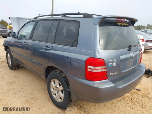2003 Toyota Highlander with VIN JTEHF21A630107378, listed as a IAAI auction lot 41737651 with 194,129 mi miles. Bid and sale history available at carsss.com. Image 3.