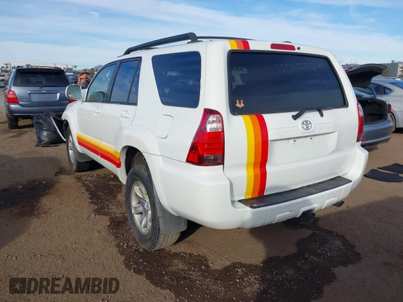 2006 Toyota 4Runner SR5 with VIN JTEZU14R960076802, listed as a IAAI auction lot 41407101 with 204,746 mi miles and . Bid and sale history available at DreamBid. Image 3.