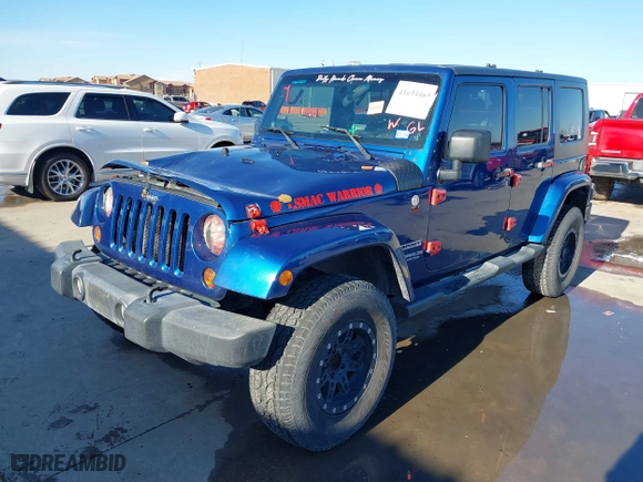 2010 Jeep Wrangler Unlimited Sport with VIN 1J4BA3H18AL105500, listed as a IAAI auction lot 41634465 with 230,453 mi miles. Bid and sale history available at carsss.com. Image 18.