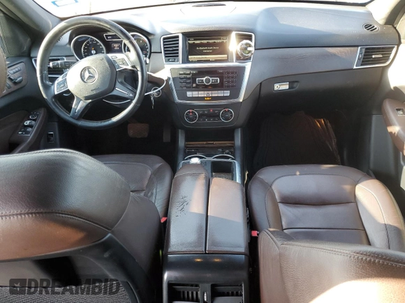 2015 Mercedes-Benz M ML 350 with VIN 4JGDA5JB4FA565961, listed as a Copart auction lot 45344375 with 123,323 mi miles and Salvage Title. Bid and sale history available at carsss.com. Image 8.