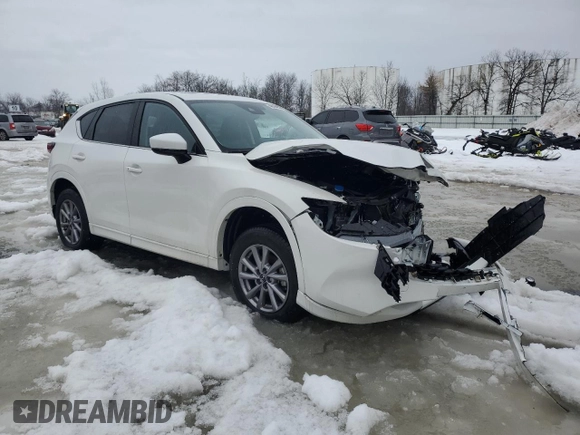 2024 Mazda CX-5 S Preferred with VIN JM3KFBCMXR0399019, listed as a Copart auction lot 46086955 with 8,673 mi miles and Salvage Title. Bid and sale history available at carsss.com. Image 4.