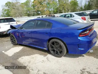 2020 Dodge Charger Scat Pack z VIN 2C3CDXGJ4LH111647, wystawiony jako Copart lot #50572845 z przebiegiem Nie podano mil oraz Szkoda całkowita • Salvage title. Historia ofert i sprzedaży dostępna na DreamBid. Obrazek 2.
