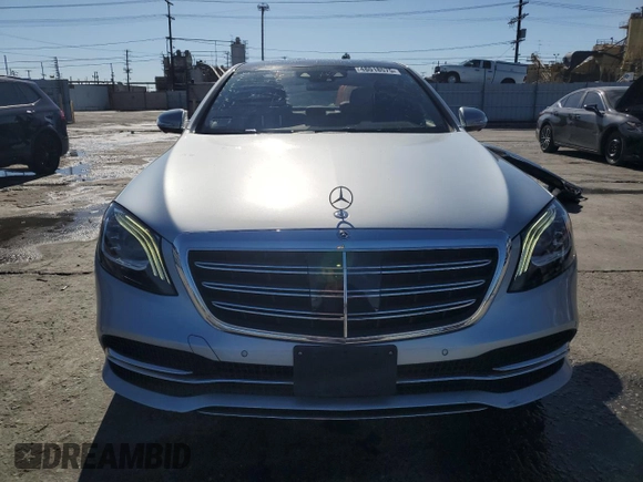 2018 Mercedes-Benz S 450 with VIN WDDUG6GB4JA407506, listed as a Copart auction lot 48018575 with 76,049 mi miles and Salvage Title. Bid and sale history available at carsss.com. Image 5.