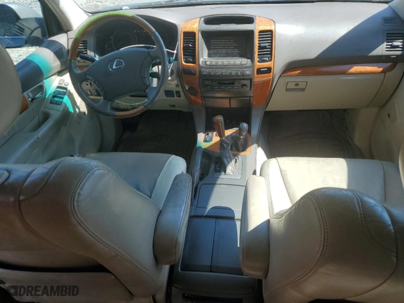 2003 Lexus GX 470 with VIN JTJBT20X930022945, listed as a Copart auction lot 49699775 with 265,644 mi miles and Salvage Title. Bid and sale history available at carsss.com. Image 8.