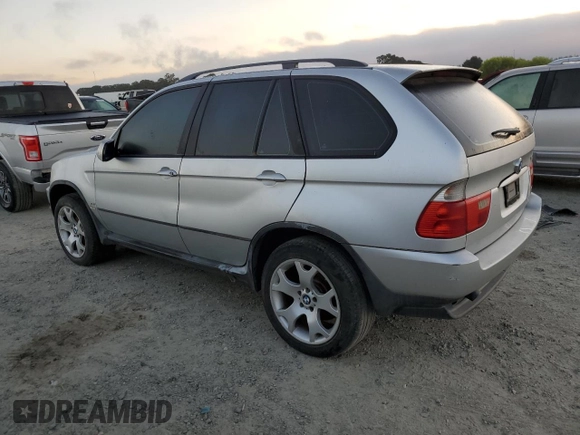 2002 BMW X5 3.0i with VIN 5UXFA535X2LP50341, listed as a Copart auction lot 73180214 with 0 mi miles and Salvage Title. Bid and sale history available at carsss.com. Image 2.