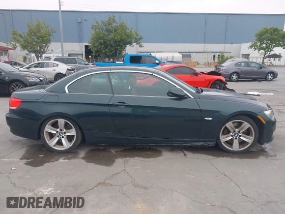 2007 BMW 3 Series 335i with VIN WBAWL73557PX45519, listed as a IAAI auction lot 42162333 with 89,821 mi miles and . Bid and sale history available at DreamBid. Image 13.