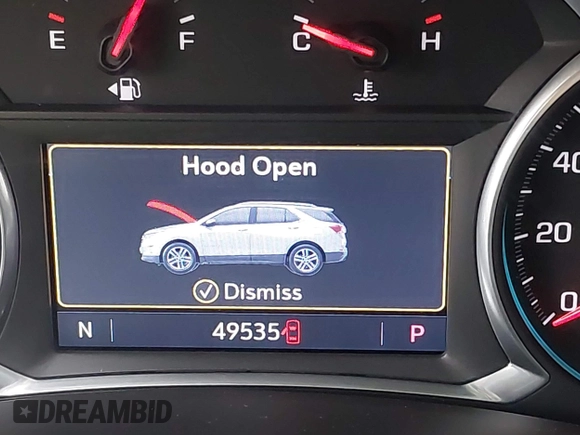 2019 Chevrolet Equinox Premier with VIN 3GNAXPEX0KS551658, listed as a IAAI auction lot 41908227 with 49,535 mi miles and . Bid and sale history available at DreamBid. Image 16.