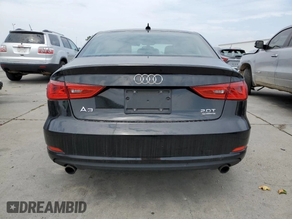 2015 Audi A3 2.0T Premium Plus with VIN WAUEFGFF4F1121431, listed as a Copart auction lot 63628503 with 0 mi miles. Bid and sale history available at carsss.com. Image 6.