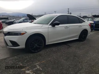 2024 Honda Civic Sport with VIN 2HGFE2F55RH582682, listed as a Copart auction lot 47632595 with 12,695 mi miles and Salvage title. Bid and sale history available at DreamBid. Image 1.