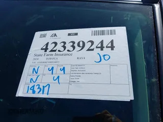 2024 Toyota RAV4 Hybrid LE with VIN JTMMWRFV0RD248035, listed as a IAAI auction lot 42339244 with 18,317 mi miles and . Bid and sale history available at DreamBid. Image 18.