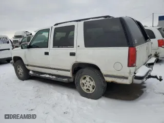 1997 Chevrolet Tahoe with VIN 1GNEK13R7VJ362707, listed as a Copart auction lot 43449635 with 198,516 mi miles and Salvage Title. Bid and sale history available at carsss.com. Image 2.