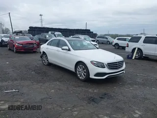 2017 Mercedes-Benz E with VIN WDDZF4KBXHA108620, listed as a IAAI auction lot 41935260 with 81,684 mi miles. Bid and sale history available at carsss.com. Image 1.