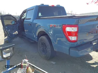 2023 Ford F-150 XL with VIN 1FTEW1EP7PKE67107, listed as a IAAI auction lot 41748925 with 43,567 mi miles. Bid and sale history available at carsss.com. Image 3.