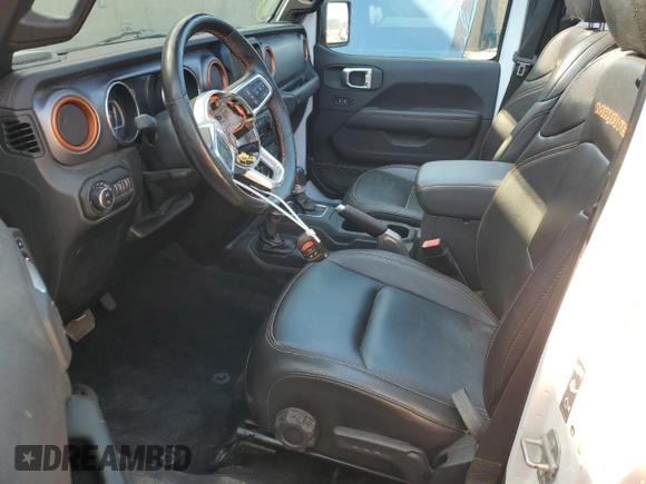 2021 Jeep Gladiator Mojave z VIN 1C6JJTEG6ML516867, wystawiony jako Copart lot #61167125 z przebiegiem 66 709 mil mil oraz Szkoda całkowita • Salvage title. Historia ofert i sprzedaży dostępna na DreamBid. Obrazek 7.