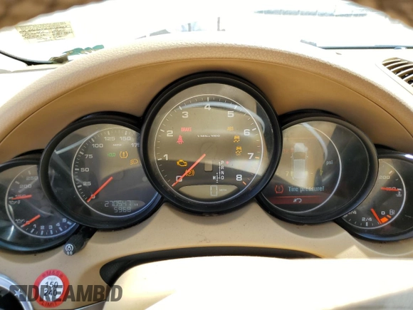 2011 Porsche Cayenne с VIN WP1AA2A27BLA08223, выставлен на аукционе Copart как лот 54278085 с пробегом 270 547 миль миль и На запчасти • Non repairable. История ставок и продаж доступна на DreamBid. Изображение 9.