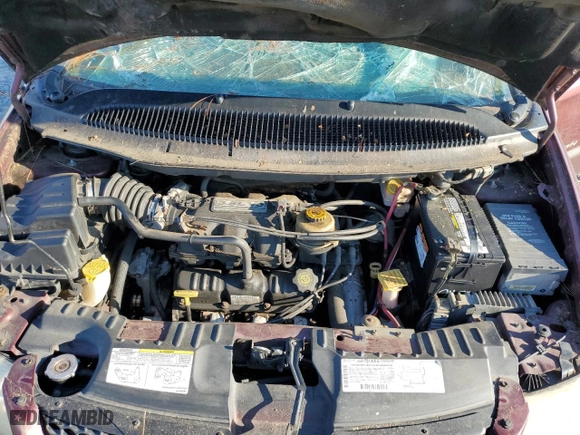 2003 Dodge Caravan Sport with VIN 2D4GP44LX3R211838, listed as a Copart auction lot 74988804 with 107,783 mi miles and Salvage Title. Bid and sale history available at carsss.com. Image 12.